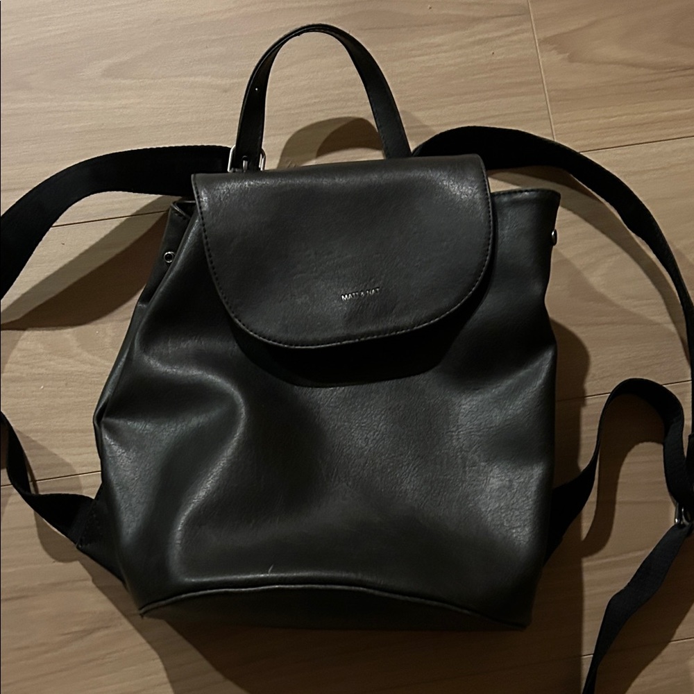 Matt & Nat Charcoal Vegan Backpack